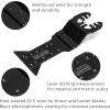 image:imageWORKPRO 25piece Oscillating Multitool Accessories Quick Release Oscillating Saw Blades to Cut Wood Metal Plastic Fit Dewalt Worx Milwaukee BlackampDecker Rockwell Makita Fein Craftsman