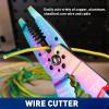 image:imageWORKPRO 8 Wire StripperWire Crimping Tool Wire Stripper Tools for 1022 AWGWire Cutter Wire Crimper Cable Stripper Wiring Tools and MultiFunction Hand Tool with Titanium CoatedTitanium Coated