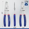 image:imageWORKPRO 8 Wire StripperWire Crimping Tool Wire Stripper Tools for 1022 AWGWire Cutter Wire Crimper Cable Stripper Wiring Tools and MultiFunction Hand Tool with Titanium CoatedSilver Coating