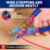 image:imageWORKPRO 8 Wire StripperWire Crimping Tool Wire Stripper Tools for 1022 AWGWire Cutter Wire Crimper Cable Stripper Wiring Tools and MultiFunction Hand Tool with Titanium CoatedTitanium Coated