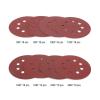 image:imageWORKPRO 80Piece Sanding Disc Set5Inch 8Hole Hook and Loop Sanding Discs 60 80 100 120 180 240 320 400 Grits Sandpaper for Random Orbital SanderNot for Oscillating Tools or Mouse Sander80 Count Pack of 12