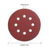 image:imageWORKPRO 80Piece Sanding Disc Set5Inch 8Hole Hook and Loop Sanding Discs 60 80 100 120 180 240 320 400 Grits Sandpaper for Random Orbital SanderNot for Oscillating Tools or Mouse Sander80 Count Pack of 12