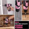 image:imageWORKPRO 8V Cordless Drill Driver Set with 53pcs Bit Set amp WORKPRO 43PCS Pink Tool Set with 8V Power Drill and Bits Pink