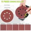 image:imageWORKPRO Brushless Random Orbital Sander Cordless amp 150piece Sanding Discs Set