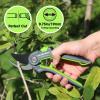 image:imageWORKPRO Bypass Pruning Shears 8 Stainless Steel Gardening Hand Pruner Professional Garden Trimming Scissors with Sharp SK5 Steel Blades Ideal Garden ToolGreenBypass