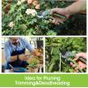 image:imageWORKPRO Bypass Pruning Shears 8 Stainless Steel Gardening Hand Pruner Professional Garden Trimming Scissors with Sharp SK5 Steel Blades Ideal Garden ToolGreenBypass