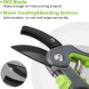 image:imageWORKPRO Bypass Pruning Shears 8 Stainless Steel Gardening Hand Pruner Professional Garden Trimming Scissors with Sharp SK5 Steel Blades Ideal Garden ToolGreenAnvil