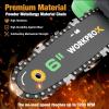 image:imageWORKPRO Cordless Grass Shear amp Shrubbery Trimmer WORKPROX 6inch Mini Chainsaw Cordless