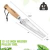 image:imageWORKPRO Cordless Grass Shear amp Shrubbery Trimmer amp 125 Weeder Puller Tool with Wood Handle
