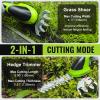 image:imageWORKPRO Cordless Grass Shear amp Shrubbery Trimmer amp 125 Weeder Puller Tool with Wood Handle