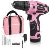 image:imageWORKPRO Deburring Tool and Pink Cordless Drill Driver Set
