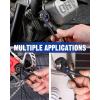image:imageWORKPRO Mini Pliers Wrench 4Inch Smooth Jaw Pliers HighToughness Alloy Steel Adjustable Wrench Pliers with Smooth Parallel Jaws AntiRust Coating EDC Pliers for Tight Spaces amp Versatile UseBlack