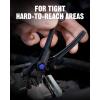 image:imageWORKPRO Mini Pliers Wrench 4Inch Smooth Jaw Pliers HighToughness Alloy Steel Adjustable Wrench Pliers with Smooth Parallel Jaws AntiRust Coating EDC Pliers for Tight Spaces amp Versatile UseBlack