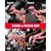 image:imageWORKPRO Mini Water Pump Pliers 4Inch Groove Joint Pliers Fast Adjustable Tongue and Groove Plier with 15Position PushLock VJaw for MultiSurface Grip EDC Plier for Tight Spaces amp Versatile UsePink