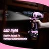 image:imageWORKPRO Pink Cordless 20V Lithiumion Drill Driver Set 15Ah 1 Battery Charger and Storage Bag Included and Spare Charger for Replacement