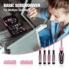 image:imageWORKPRO Pink Cordless 20V Lithiumion Drill Driver Set and 100 Piece Pink Tool Kit with Easy Carrying Pouch
