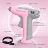 image:imageWORKPRO Pink Cordless Mini Hot Glue Gun Energy Saving Rechargeable Fast Heating Glue Gun Kit with 20 Pcs Mini Glue Sticks AutomaticSafetyPowerOff Glue Gun for Decoration Art  Pink Ribbon