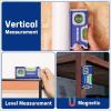 image:imageWORKPRO Small Level 412 Inch Mini Level Tool Magnetic Pocket Level with 2 Different Bubbles 90180 Aluminum Alloy Construction Cobalt Blue