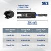 image:imageWORKPRO Wing Nut Driver Set 3 PCS Power Wing Nut Driver Bit 9mm12mm15mm 14 Inch Hex Shank Nut Driver Wing Nut Socket for Wing Nut Eye Bolt Wire Twisting3PC Wing Nut Driver Sets