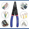 image:imageWORKPRO Wire Stripper Set 8Inch MultiTool Stripper and 8Inch SelfAdjusting Wire Stripper Set for Stripping Cutting and Crimping