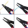 image:imageWORKPRO Wire Stripper Set 8Inch MultiTool Stripper and 8Inch SelfAdjusting Wire Stripper Set for Stripping Cutting and Crimping