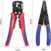 image:imageWORKPRO Wire Stripper Set 8Inch MultiTool Stripper and 8Inch SelfAdjusting Wire Stripper Set for Stripping Cutting and Crimping
