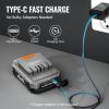 image:imageWORKPROX 20V 20Ah LiIon Battery Pack with TypeC Fast Charge amp LED Display Screen Lightweight Battery Doubles as Portable Power Bank Compatible with WORKPROX 20V Cordless Power Tools