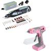 image:imageWORKPRO 12V Cordless Rotary Tool Kit amp WORKPRO Full Size Cordless Hot Melt Glue Gun