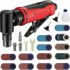 image:imageWORKPRO 14Inch Air Angle Die Grinder amp WORKPRO 101pieces Sanding Discs Set
