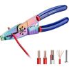 image:imageWORKPRO 8 Wire StripperWire Crimping Tool Wire Stripper Tools for 1022 AWGWire Cutter Wire Crimper Cable Stripper Wiring Tools and MultiFunction Hand Tool with Titanium CoatedTitanium Coated