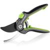 image:imageWORKPRO Bypass Pruning Shears 8 Stainless Steel Gardening Hand Pruner Professional Garden Trimming Scissors with Sharp SK5 Steel Blades Ideal Garden ToolGreenBypass