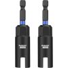 image:imageWORKPRO Wing Nut Driver Set 3 PCS Power Wing Nut Driver Bit 9mm12mm15mm 14 Inch Hex Shank Nut Driver Wing Nut Socket for Wing Nut Eye Bolt Wire Twisting2PC Wing Nut Driver Sets
