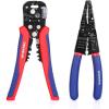 image:imageWORKPRO Wire Stripper Set 8Inch MultiTool Stripper and 8Inch SelfAdjusting Wire Stripper Set for Stripping Cutting and Crimping