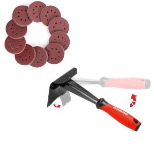 image:imageWORKPRO 150piece Sanding Discs Set and Goldblatt Trim Puller Tile Removal MultiTool for Commercial Work amp Home Improvement Baseboard Molding Siding and Floor Removal Remodeling