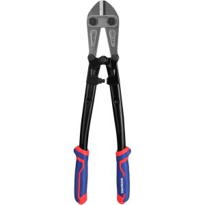 image:imageWORKPRO 18 Bolt Cutter Chrome Molybdenum Steel Blade Heavy Duty Bolt Cutter with Soft Rubber Grip Cutting Tool for Cut Chain Wire Screw Rivet Blackbluered18