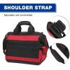 image:imageWORKPRO 16 Top Wide Mouth Tool Bag with Water Proof Rubber Base MultiCompartment 46 Pockets For Tool Organizer amp Storage W081122A