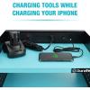 image:imageWORKPRO Garage Tool Organizer with DURATECH Power Tool Organizer