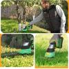 image:imageWORKPROX 20V Pink Cordless Grass Shear amp Shrubbery Trimmer  2in1 Handheld Electric Grass Trimmer Hedge ShearsGrass Cutter with Tool Bag Rechargeable LithiumIon Battery and TypeC Cable IncludedGreen