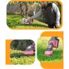 image:imageWORKPROX 20V Pink Cordless Grass Shear amp Shrubbery Trimmer  2in1 Handheld Electric Grass Trimmer Hedge ShearsGrass Cutter with Tool Bag Rechargeable LithiumIon Battery and TypeC Cable IncludedPink