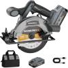 image:imageWORKPROX 20V Cordless Circular Saw 612 Brushless Circular Saw 5500 RPM amp Storage Bag Max Cutting Depth 2516901916 45 for Precise Wood amp PVC Cutting