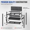 image:imageWORKPRO 50 Heavy Duty Steel Workbench with Pegboard amp Drawer 3180lbs Capacity Garage Workbench Sturdy Shelves Tool Storage Work Benches for Garage Workshop amp Woodworking50 inch