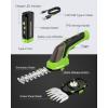 image:imageWORKPRO 36V Hedge Trimmer Cordless 3in1 Electric Hedge Trimmer amp Grass Cutter with 37 Wheeled Extension Pole 40Ah Removable Battery amp TypeC Cable Lightweight Bush Trimmer for Lawn amp GardenHandheld Grass Shear