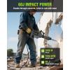 image:imageWORKPRO 60J Demolition Jack Hammer  15A Heavy Duty Electric Concrete Breaker 1900 BPM Industrial Jackhammer with 2 HEX30 Chisels UL Plug Wheeled Carry Case for Construction amp Renovation