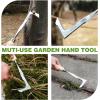 image:imageWORKPRO Crack Weeder 12 Stainless Steel Crevice Weeding Tool with Ash Wooden Handle LShaped SideWalk Weed Puller Spatula for Garden Lawn Yard Patio Terrace Paving Moss Garden Tool