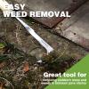 image:imageWORKPRO Crack Weeder 12 Stainless Steel Crevice Weeding Tool with Ash Wooden Handle LShaped SideWalk Weed Puller Spatula for Garden Lawn Yard Patio Terrace Paving Moss Garden Tool