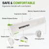 image:imageWORKPRO Electric Knife for Meat Slicing Cordless Electric Carving Knife for Turkey Fish amp Bread Two Stainless Steel Blades Ergonomic Handle Storage Case amp Serving Fork Included WhiteWhite