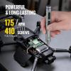 image:imageWORKPRO Mini Electric Screwdriver with Magnetizer 36 S2 Steel Bits amp 2 Pry Bars 37V Rechargeable Precision Screwdriver Set for Phone Camera Laptop