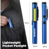 image:imageWORKPRO Rechargeable Pen Light 450 Lumen LED Flashlight with 365 nm UV Black Light Multifunctional Penlight for Mechanic Emergency OutdoorBlue