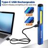 image:imageWORKPRO Rechargeable Pen Light 450 Lumen LED Flashlight with 365 nm UV Black Light Multifunctional Penlight for Mechanic Emergency OutdoorBlue