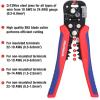 image:imageWORKPRO Self Adjusting Wire Stripper 3in1 Automatic Wire StripperCutterCrimper AWG1024 8 Inch Multi Pliers For Electrical Wire Stripping Cable Cutting CrimpingRedampblue